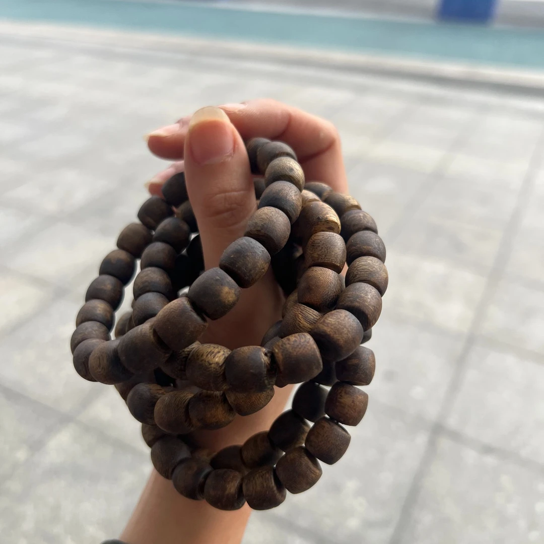 沉香1.1单圈 桶珠 多样性发货 发一条