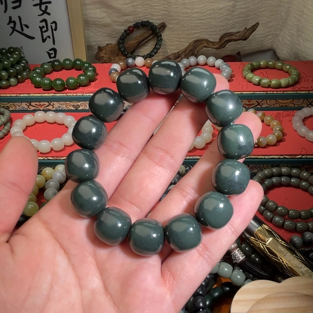 和田玉手链未镶嵌