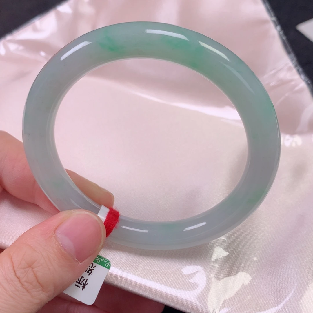 未镶嵌手镯翡翠缅甸天然翡翠手镯55