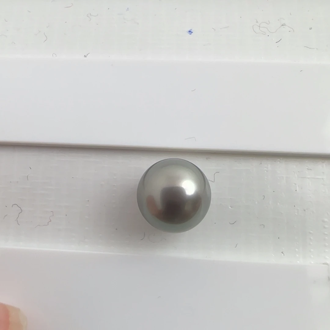 海水珍珠裸珠大溪地铂金灰海水裸珠8-9