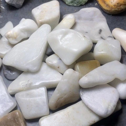 透闪石质玉未镶嵌珠宝半成品L****#