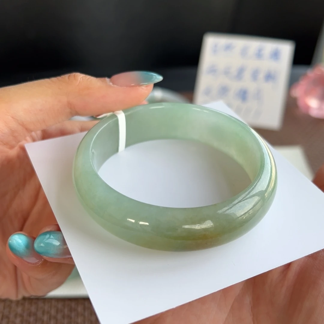 翡翠未镶嵌手镯2号 55.4