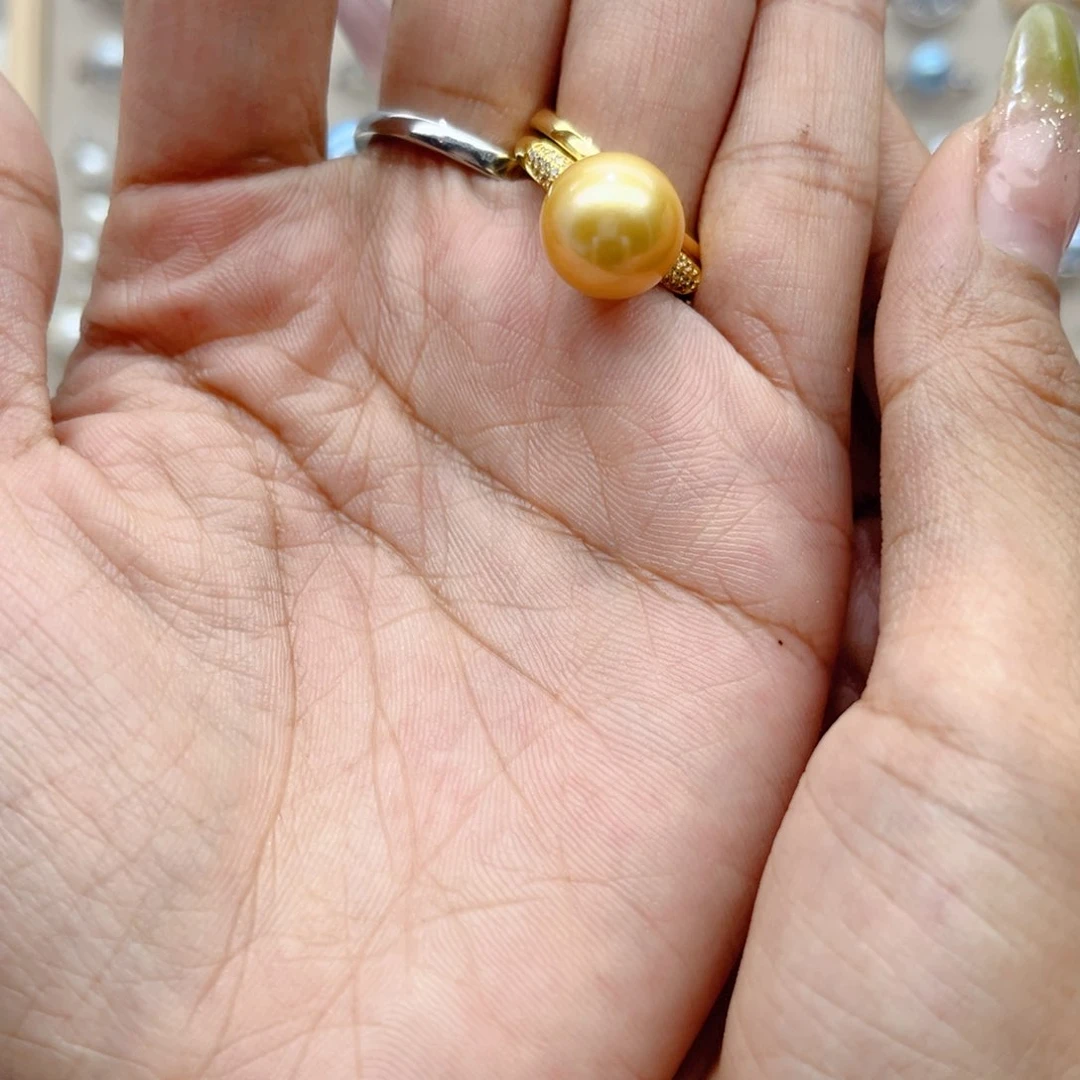 戒指合金淡水珍珠@****）