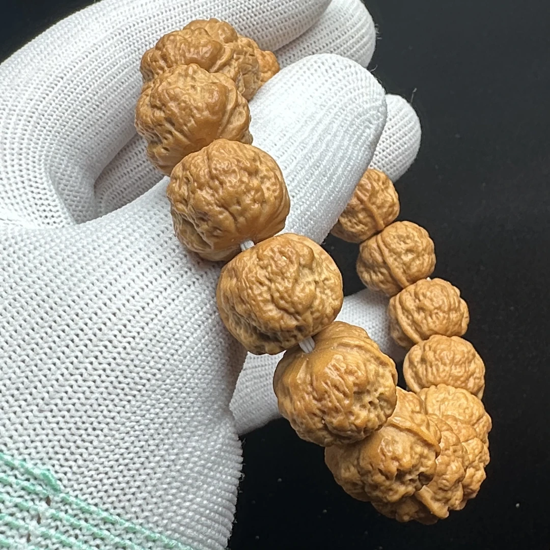 蟾宗文玩核桃金蟾蛤蟆头猴头核桃手串全品无修土豪串猴头单圈手串