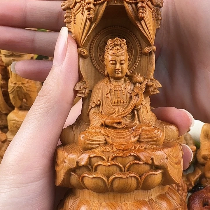 柏木（崖柏）西方三圣