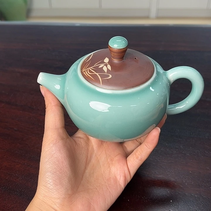 龙泉云间青瓷小米茶器