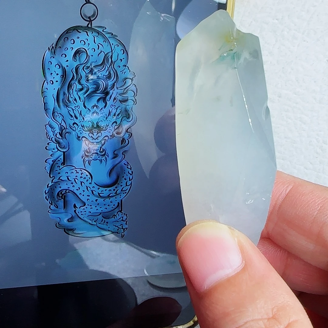 定制翡翠未镶嵌缅甸天然A货翡翠含老师工艺