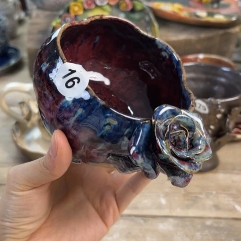 碗熠樹日式手捏餐具茶具