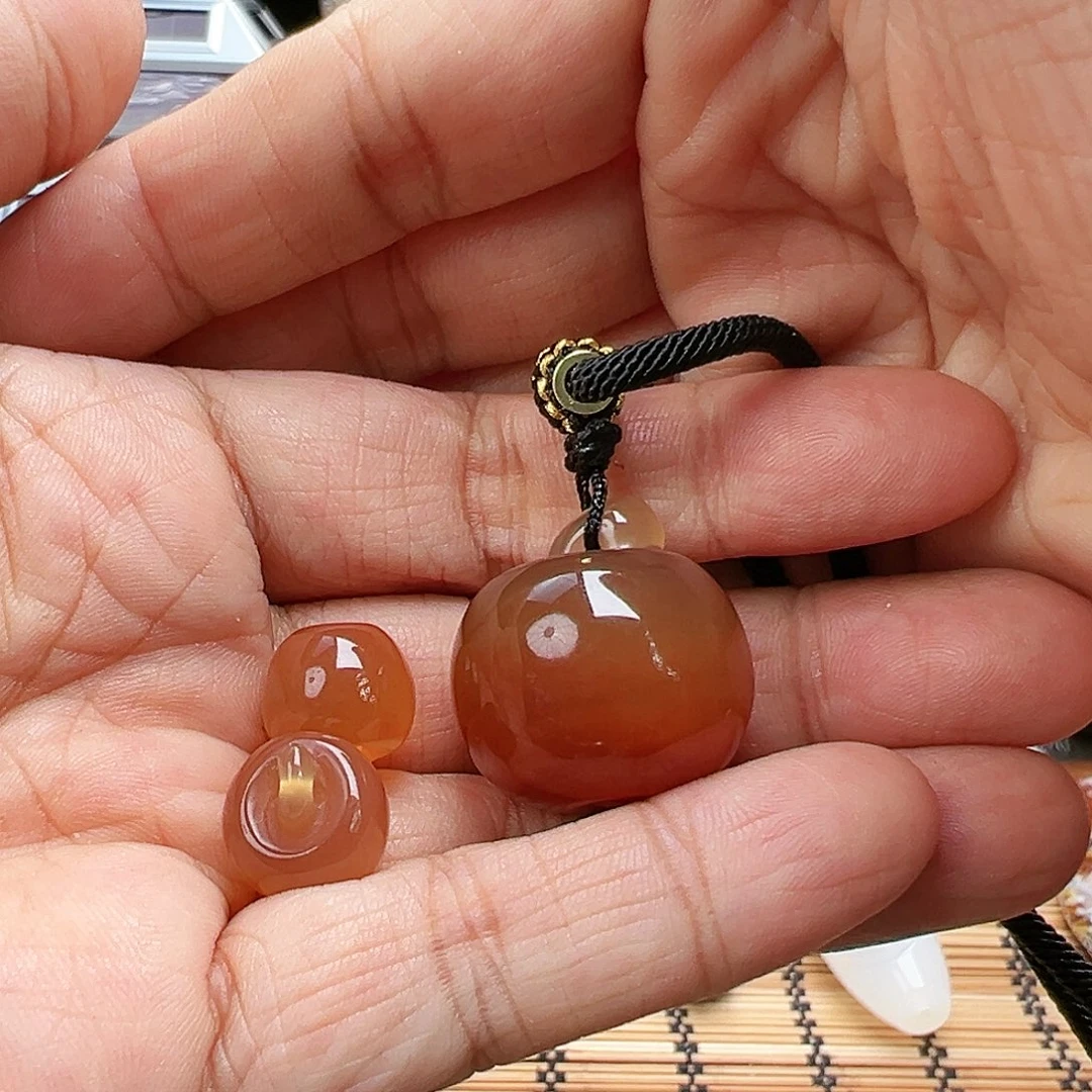 银S925镶嵌玛瑙/玉髓珠宝半成品