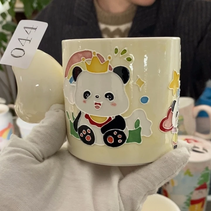 杯景德镇釉下彩手绘