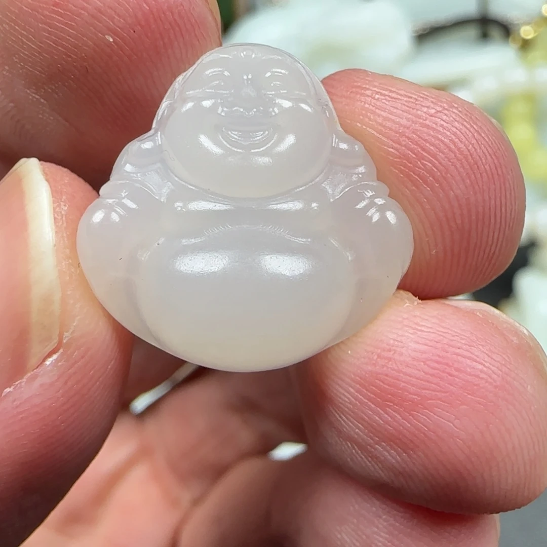 和田玉未镶嵌吊坠(不含链)