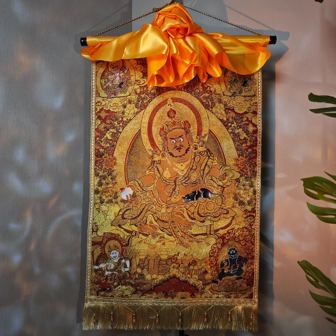 「老师推荐」财神系列流苏款69*102厘米（2厘米误差）