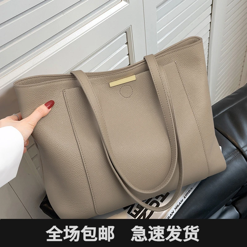 Calwan Keodh真皮包包女包高颜值单肩托特包生日礼物送女友送老婆