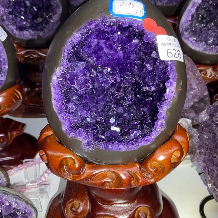 大型摆件（非配饰）紫晶未镶嵌小潘