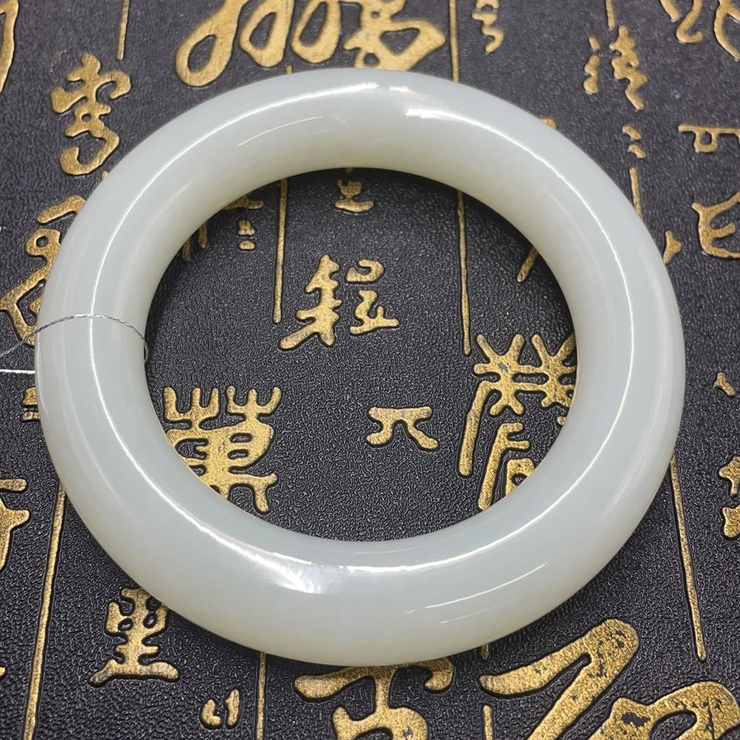 BY0615FWJS标105 北玉精选 和田玉手镯