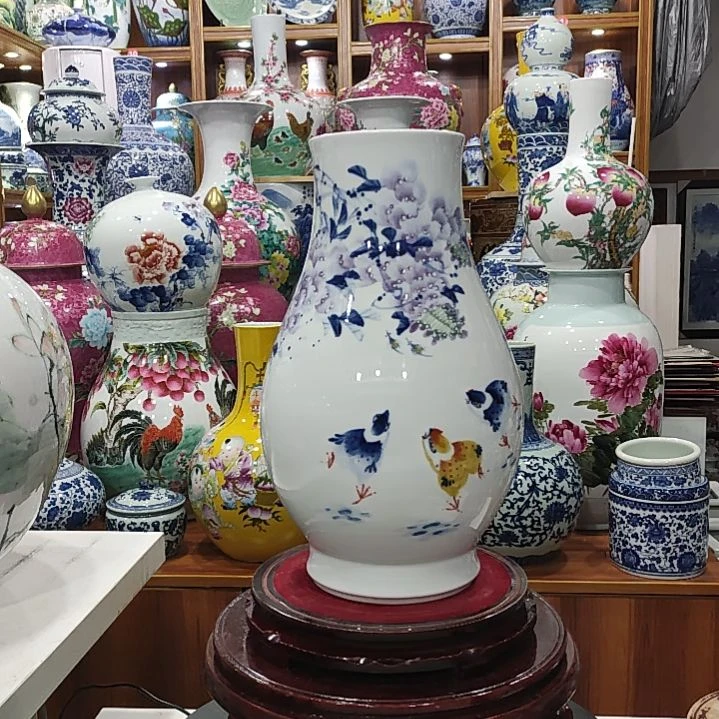 瓷片景德镇镇陶瓷花瓶子