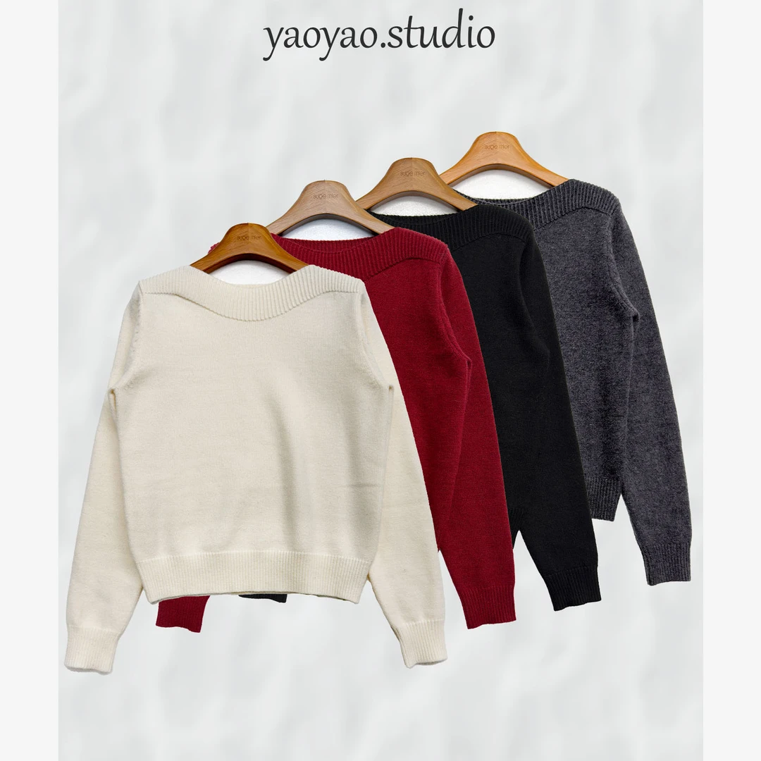 【瑶瑶】冬季新款上新时尚休闲百搭减龄针织衫YY12929