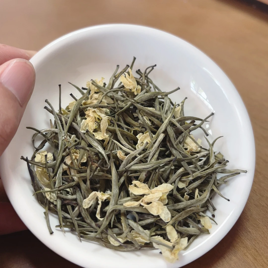 茉莉银针新茶茉莉花茶八窨浓香耐泡嫩芽茶叶