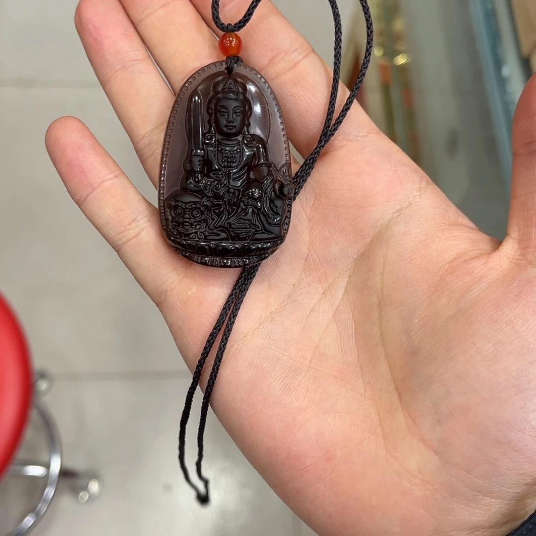 黑曜岩颈饰未镶嵌归*
