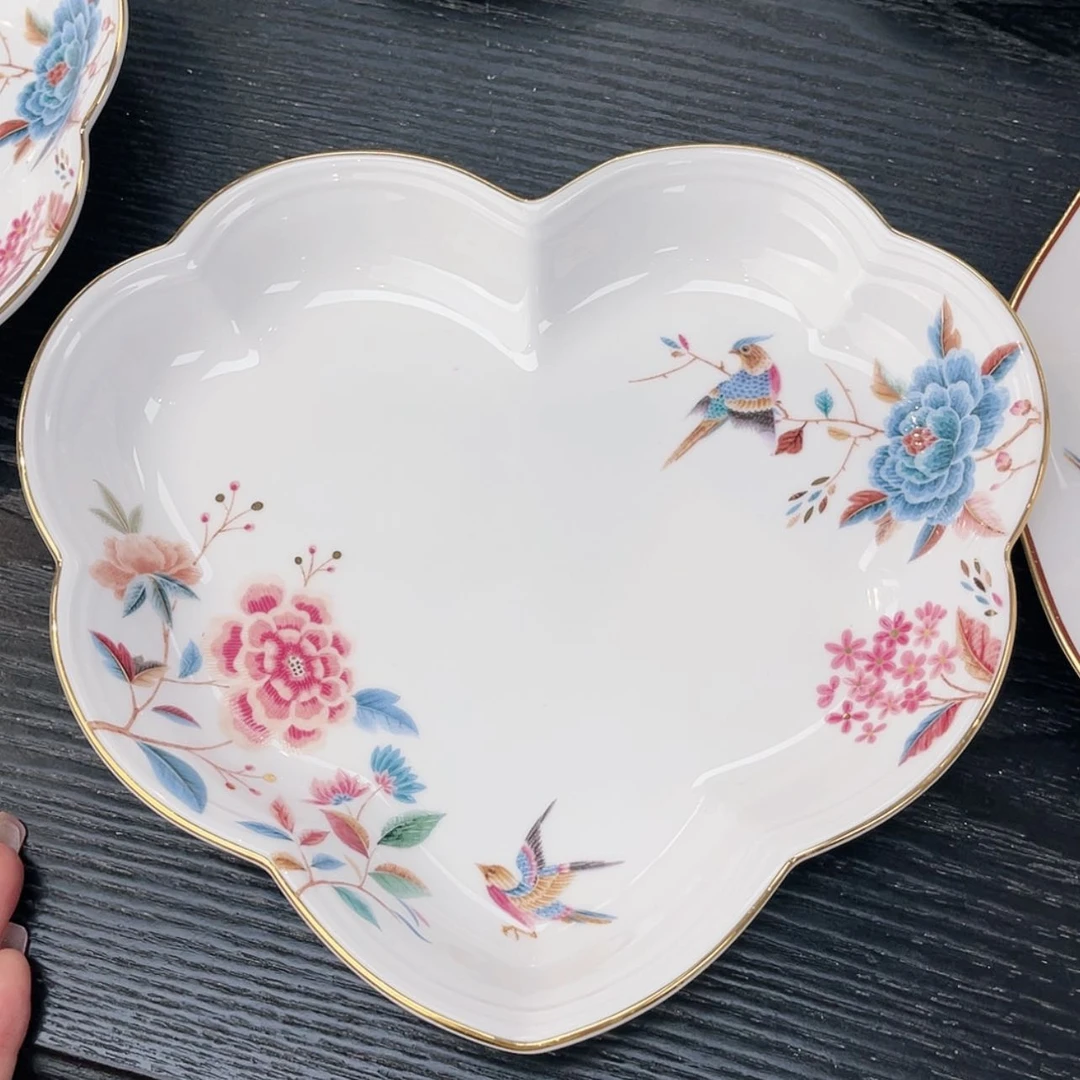 【闪购商品】瓷片盘盘—————22cm——-