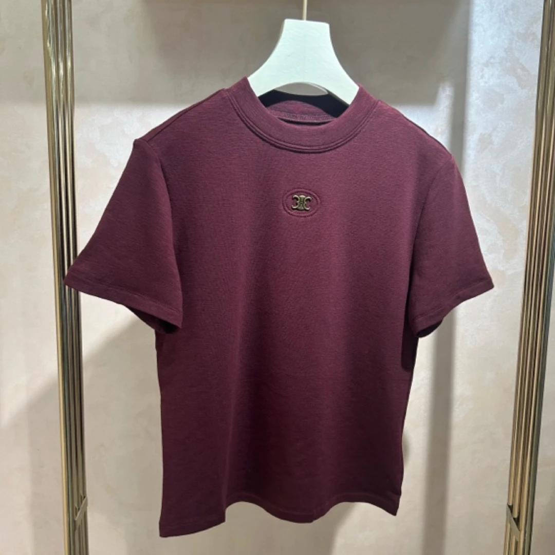 高端舒服百搭短袖米色上衣