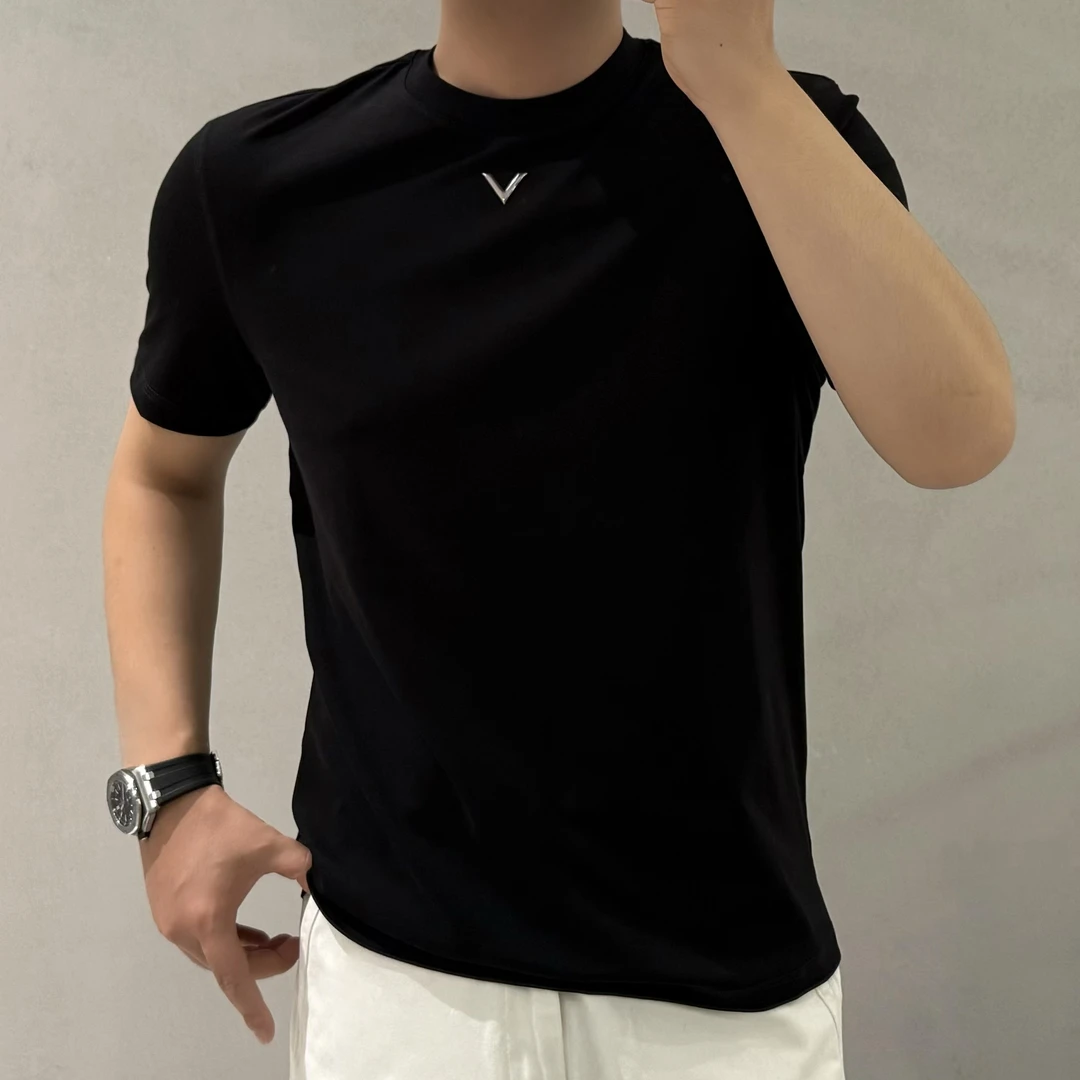 BLANDOO "福利款” 男士简约百搭羽光棉短袖T恤25B2008