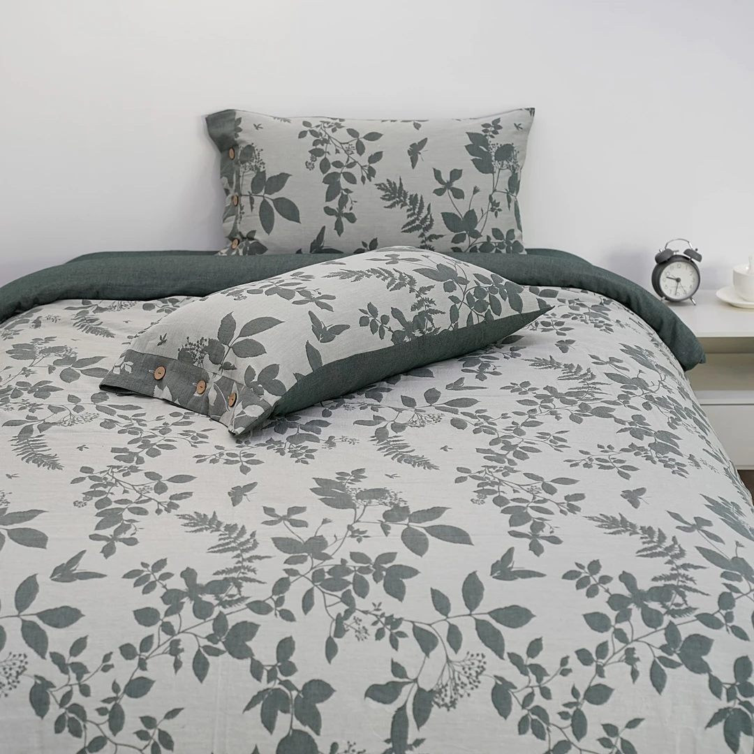 【郁匆年华四件套】纯棉被罩2.0M*2.3M床单2.4M*2.5M枕套48*74