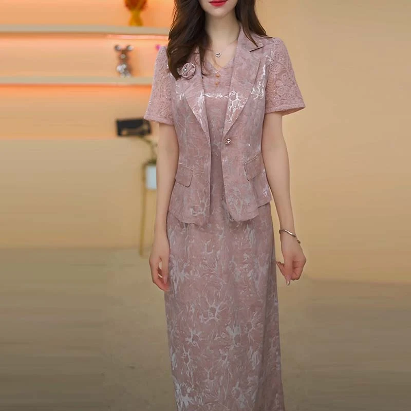 2025夏季新款A2960气质遮肉显瘦大码连衣裙女修身女装连衣裙