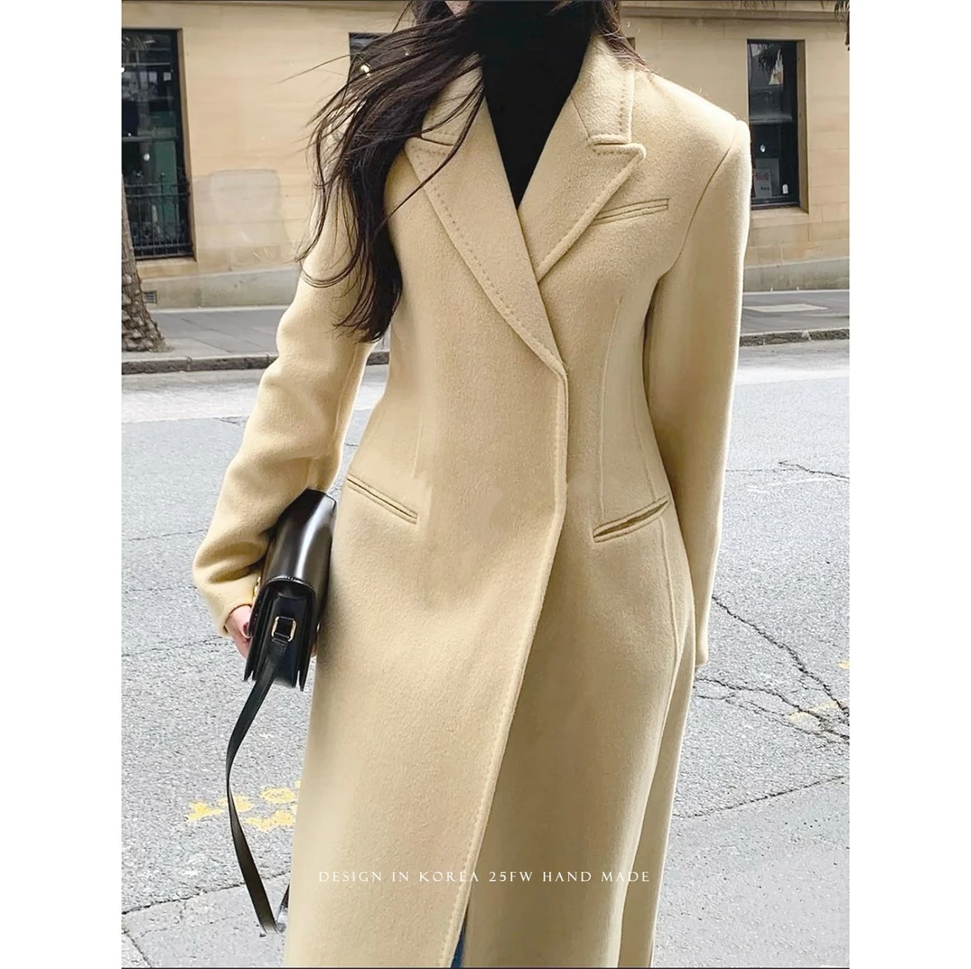 【查理专属】长款双面呢羊绒大衣秋冬高级感