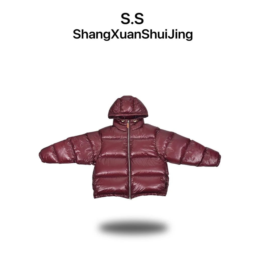 MMS【幕影】品牌设计师女装 葡萄红面包羽绒外套 WT25347205