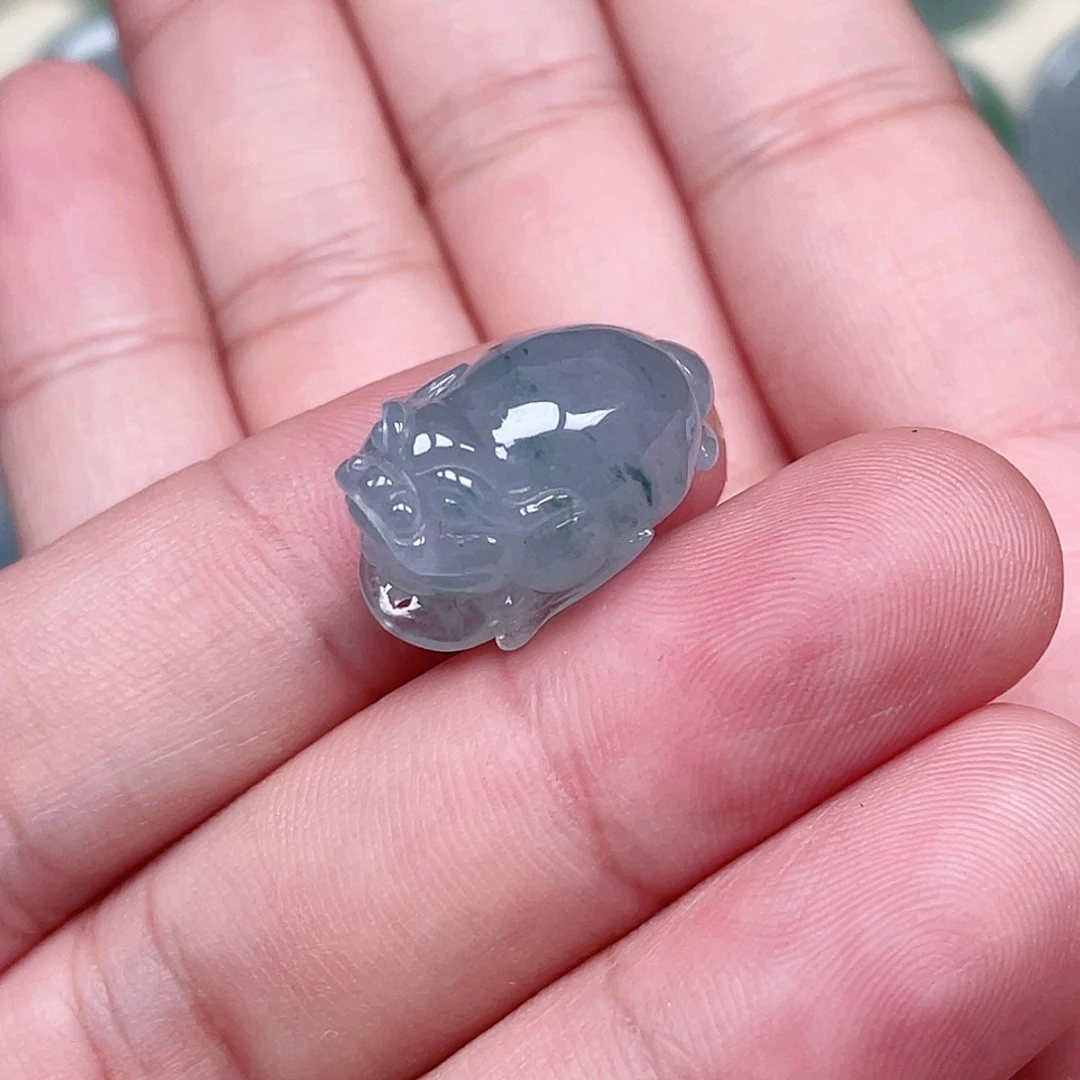 颈饰未镶嵌翡翠金蟾
