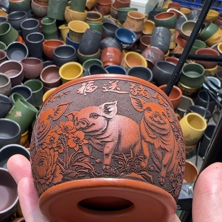 茶杯紫砂全手工紫砂