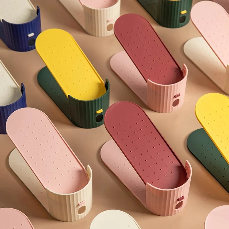 鞋子收纳神器省空间门口鞋柜分层架宿舍双层拖鞋鞋托架可调节鞋架