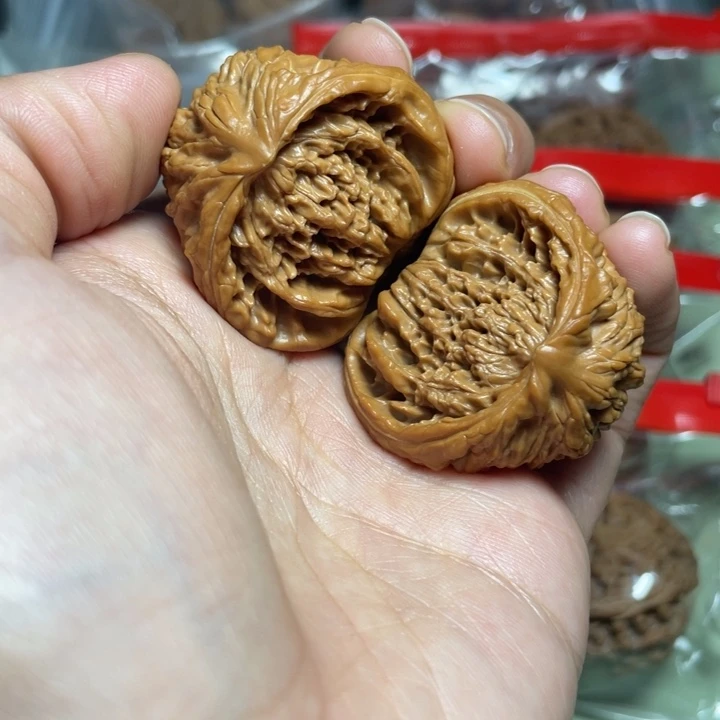 文玩核桃把件37聚宝盆