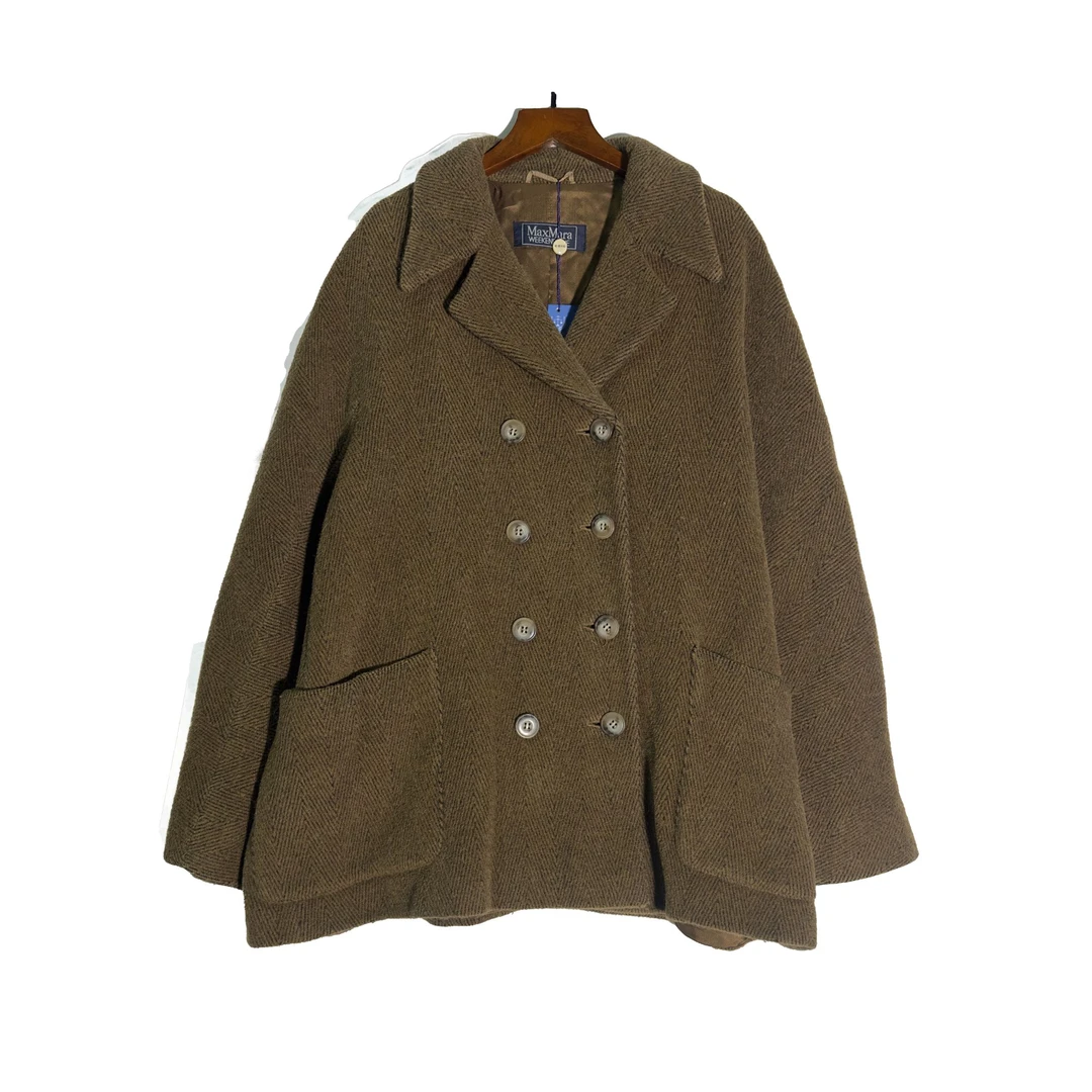 95新 MaxMara 麦斯玛拉短款冬季长款秋冬大衣外套/fy0673