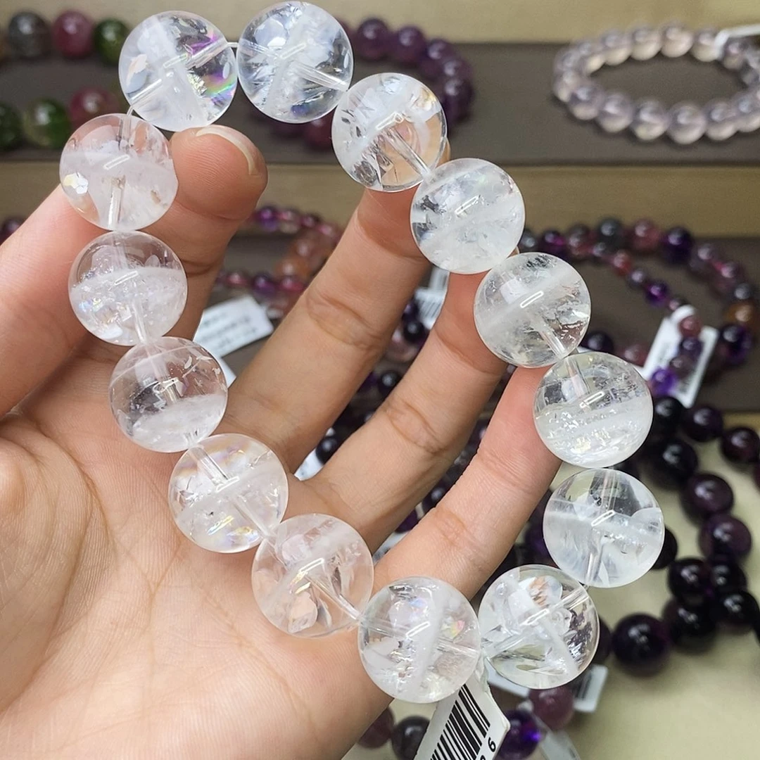 水晶手链未镶嵌白幽灵千层16+