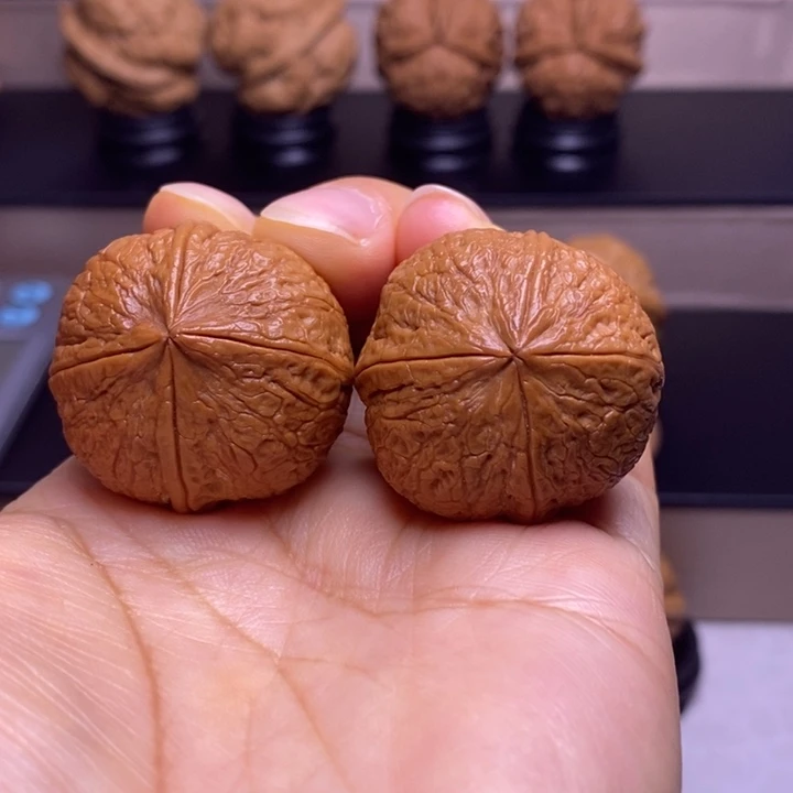 文玩核桃把件骰子四楞15