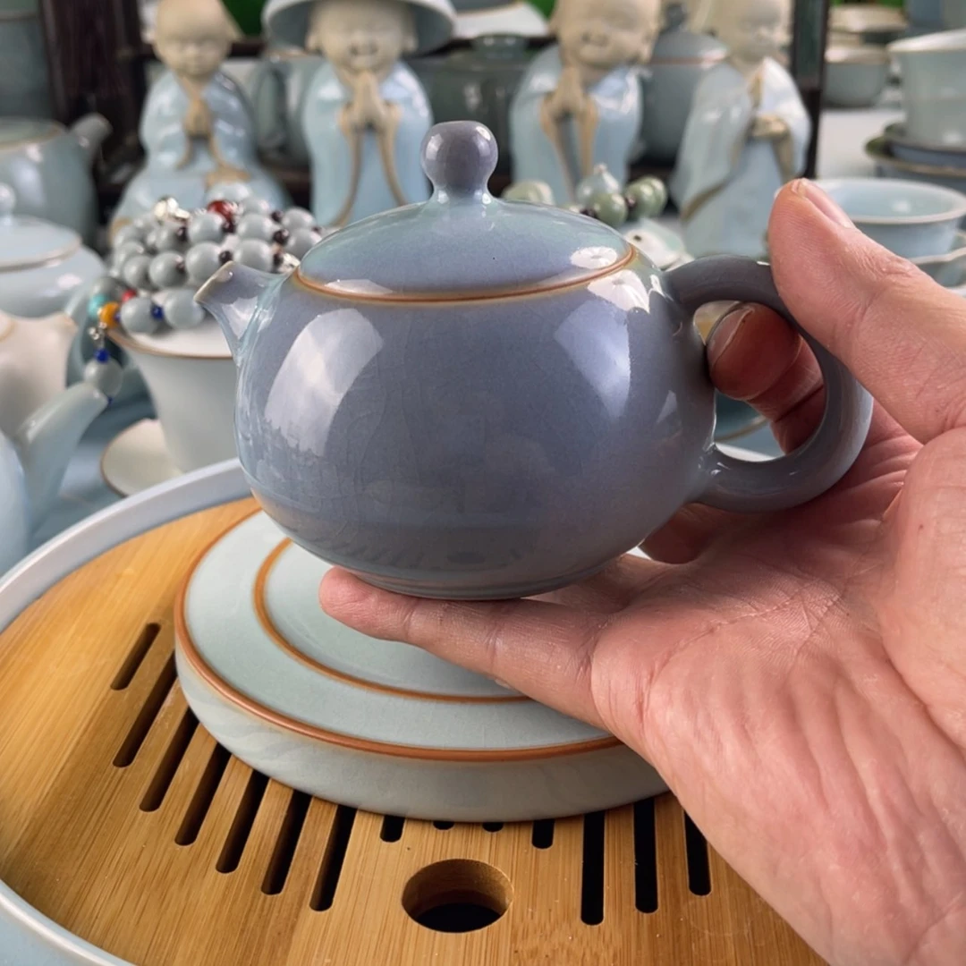 【闪购商品】阿*纯矿石窑变西施壶……