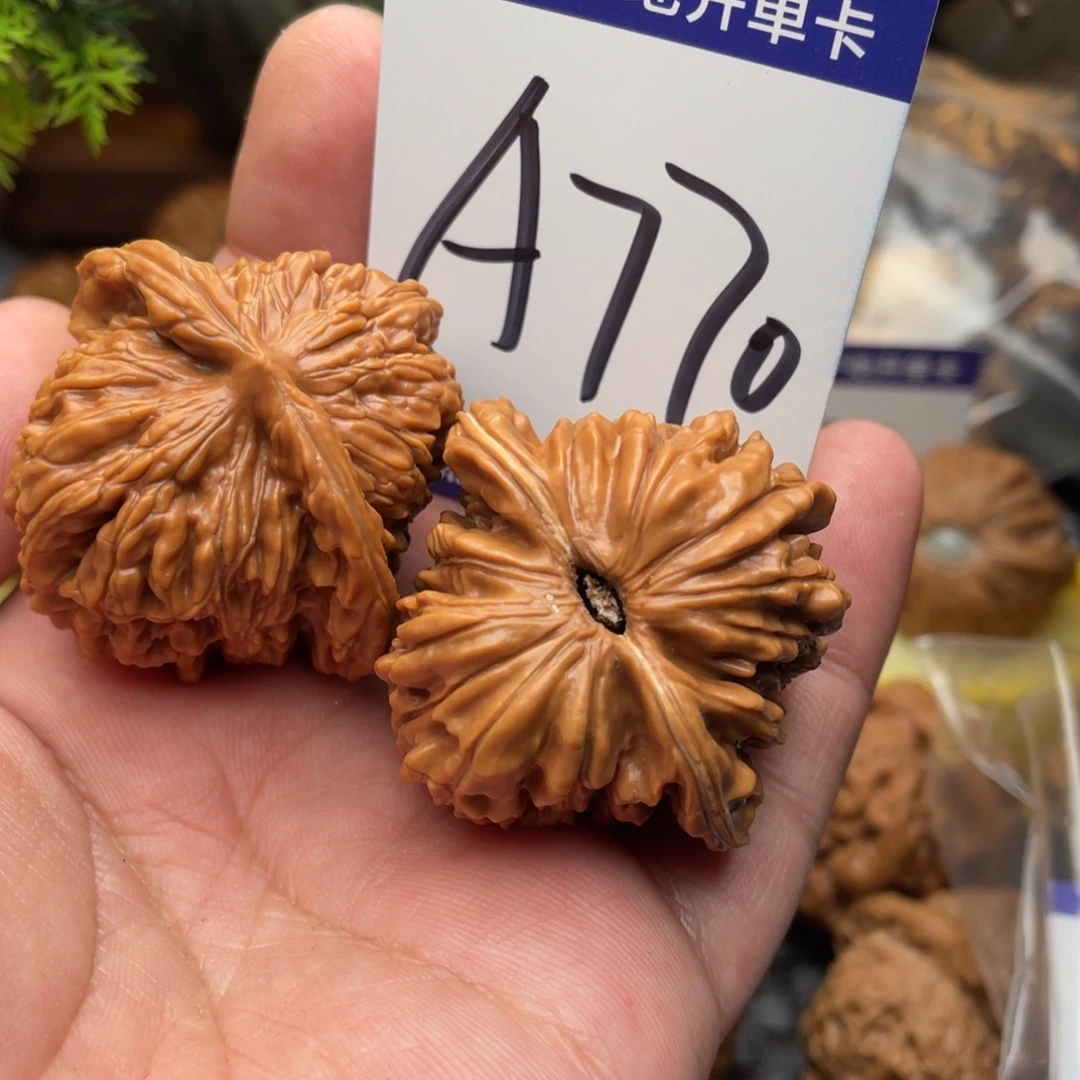 桃核把件四座楼43尺