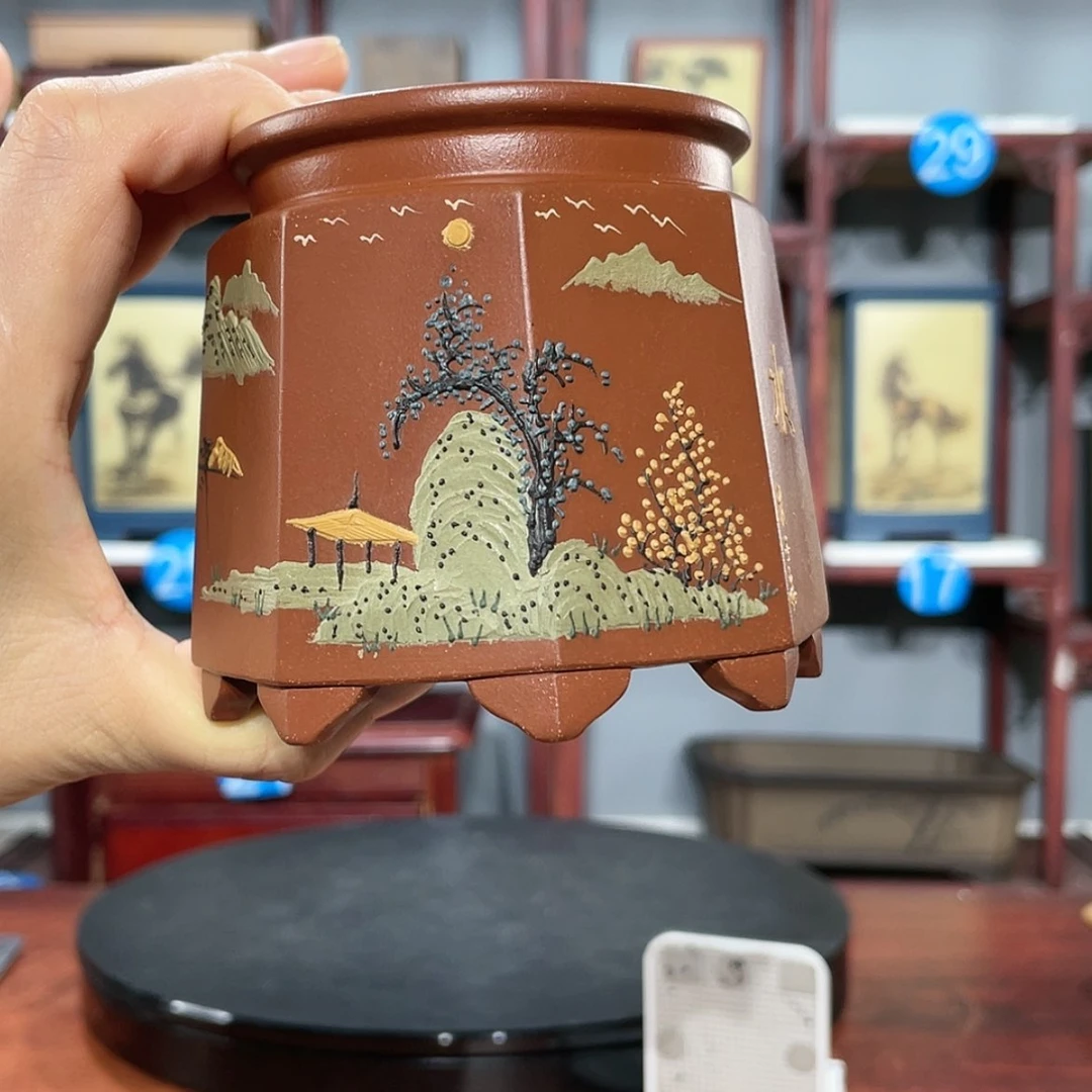 【闪购商品】紫砂花盆紫砂花盆
