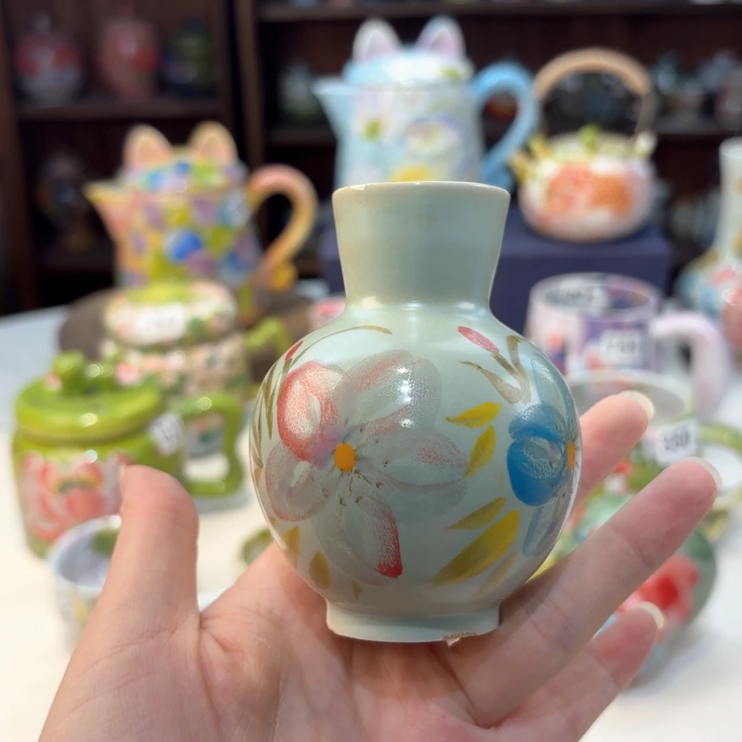 景德镇手绘高温釉下彩陶瓷茶具