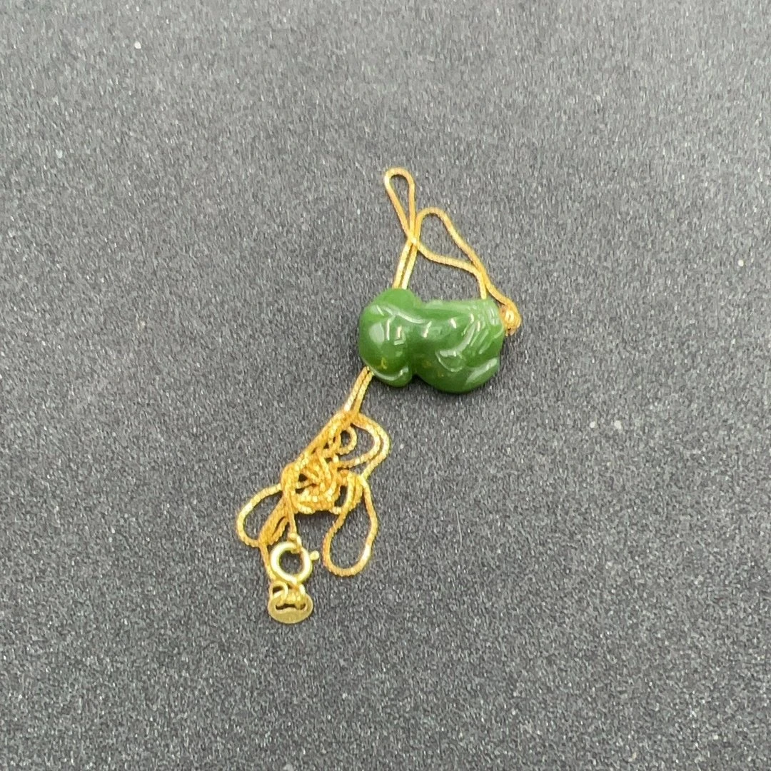 BY0118FPXQ标17 和田玉貔貅挂件