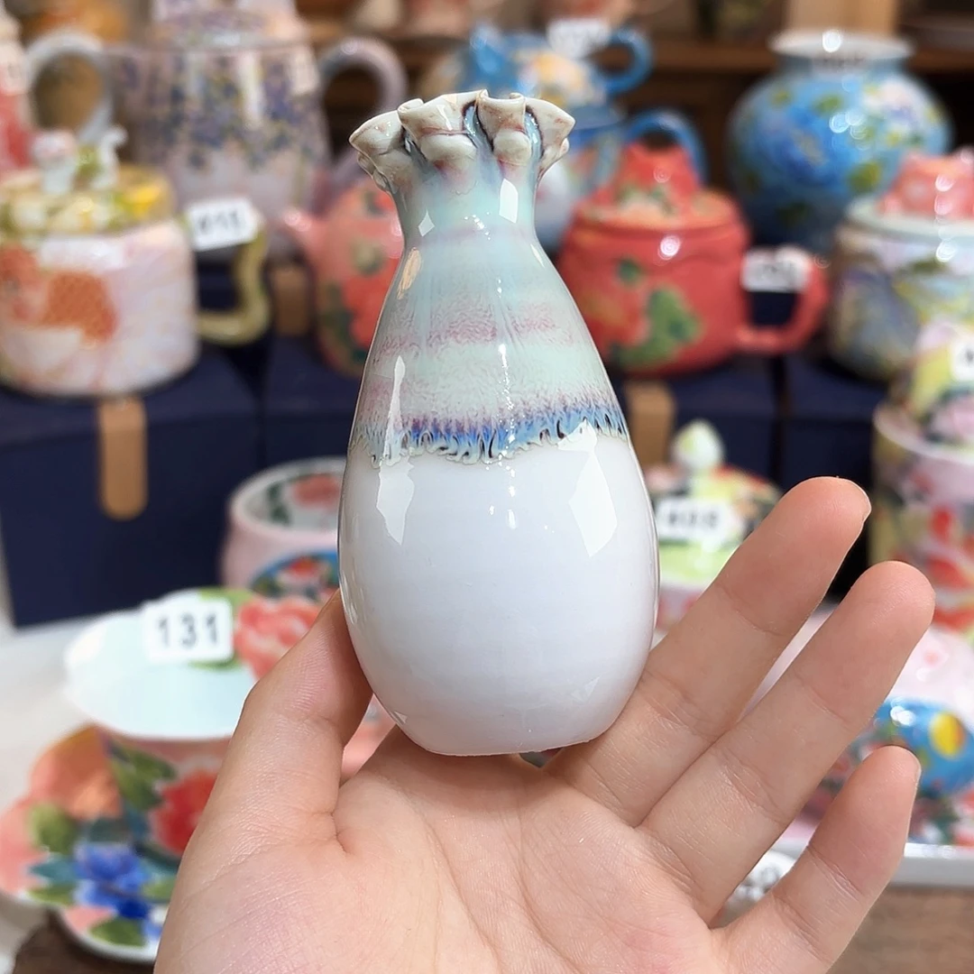 景德镇手绘高温釉下彩陶瓷茶具