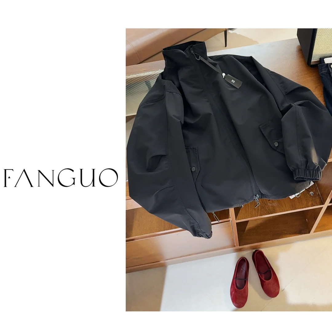 【春天需要一件】帅痞山系户外风 运动三防冲锋衣外套女春款 27441