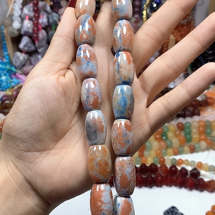 玛瑙/玉髓未镶嵌珠宝半成品卡12*22mm