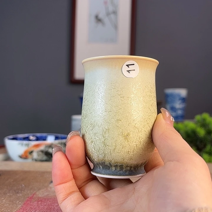 摆件景德镇陶瓷茶杯多