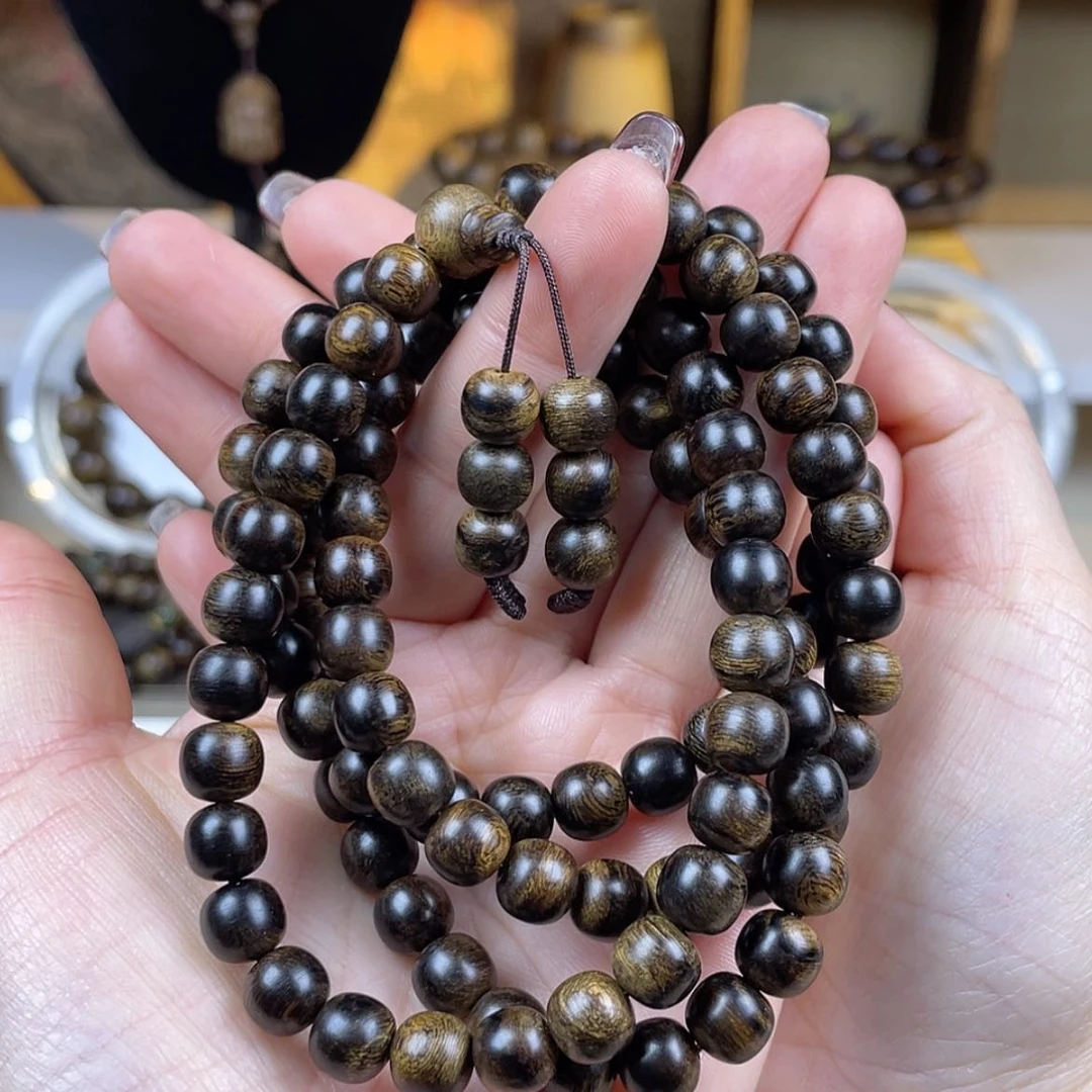 【闪购商品】沉香手串用****9越南芽庄白棋楠留疤