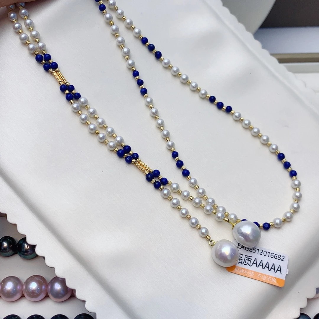 未镶嵌颈饰淡水珍珠W5