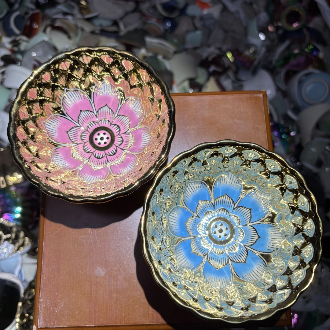 【佛莲对杯 茶器茶杯主人杯D（无礼盒）