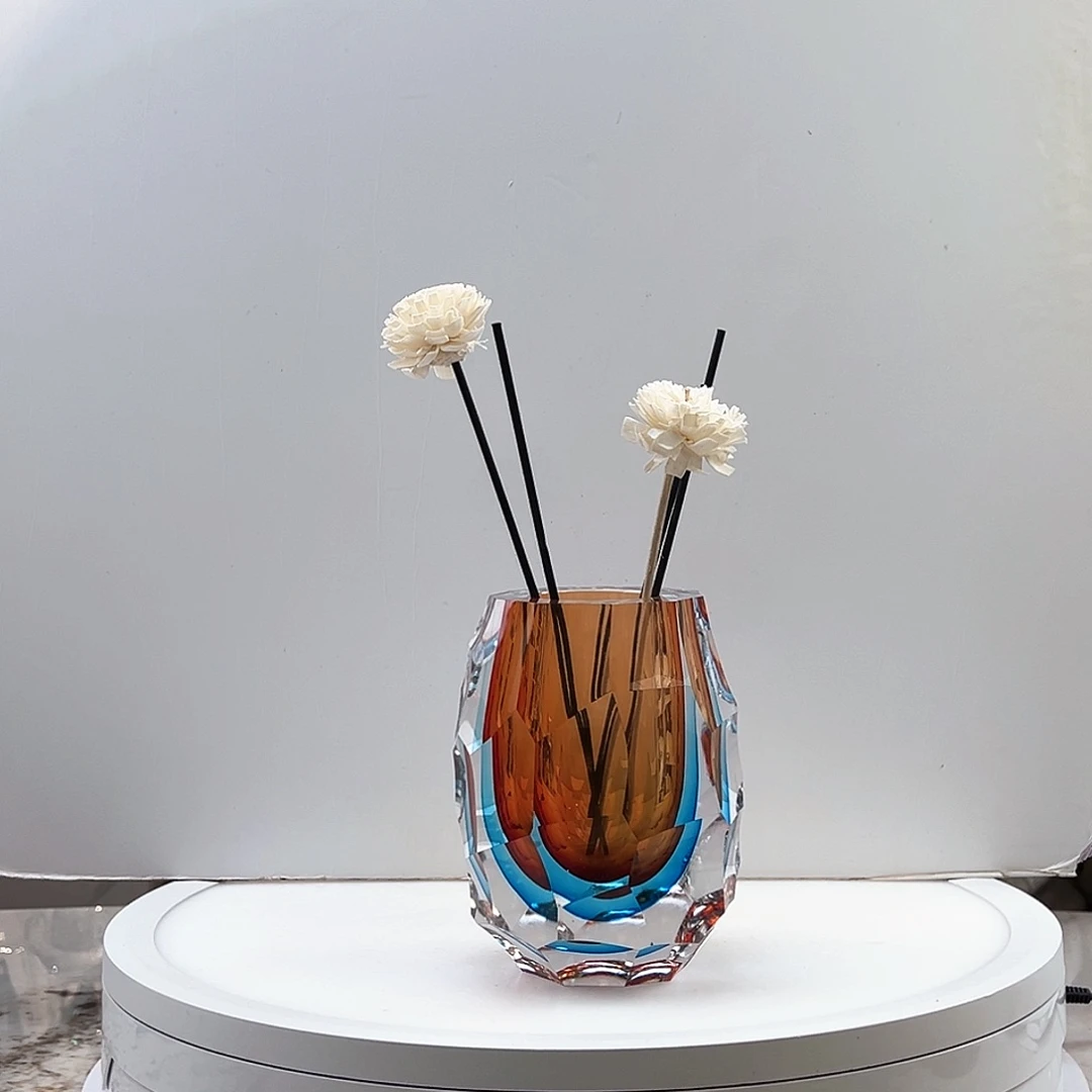 茶盏琉璃水晶香薰瓶